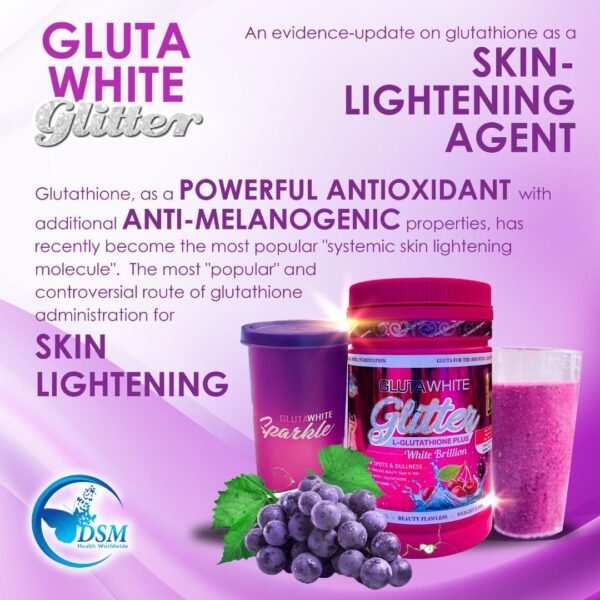 1 X Phyto Gluta White Sparkle Glitter L-Glutathione Plus Skin White